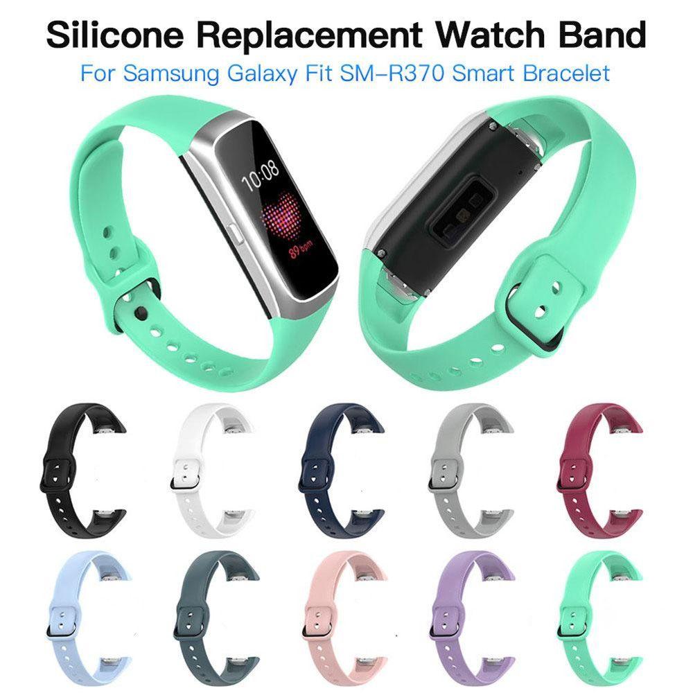 Man Women Bracelet Watch Band Soft Watchband Silicone Strap Breathable WristBand Replacement