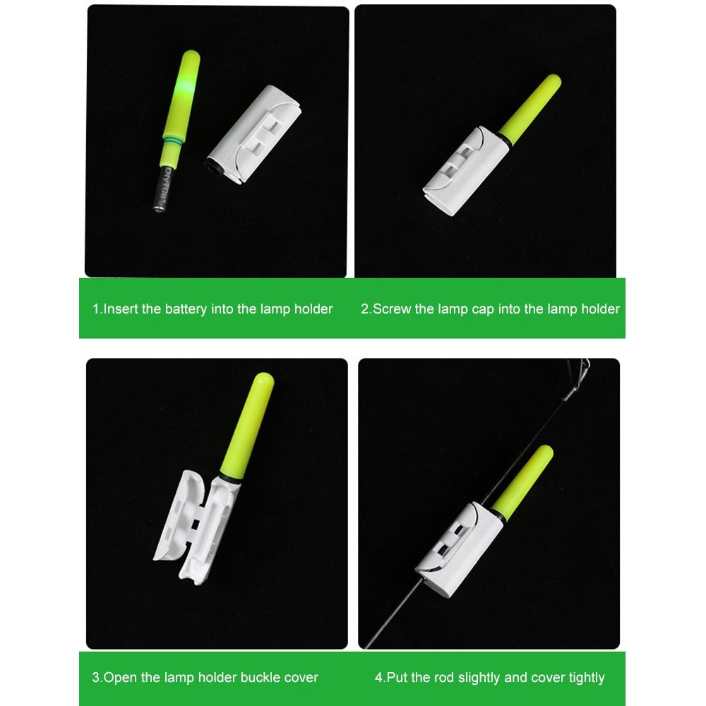 425 Battery/322 Battery Float Fluorescent Light Fishing Rod Tip Lightstick Bite Alarm Glow Stick