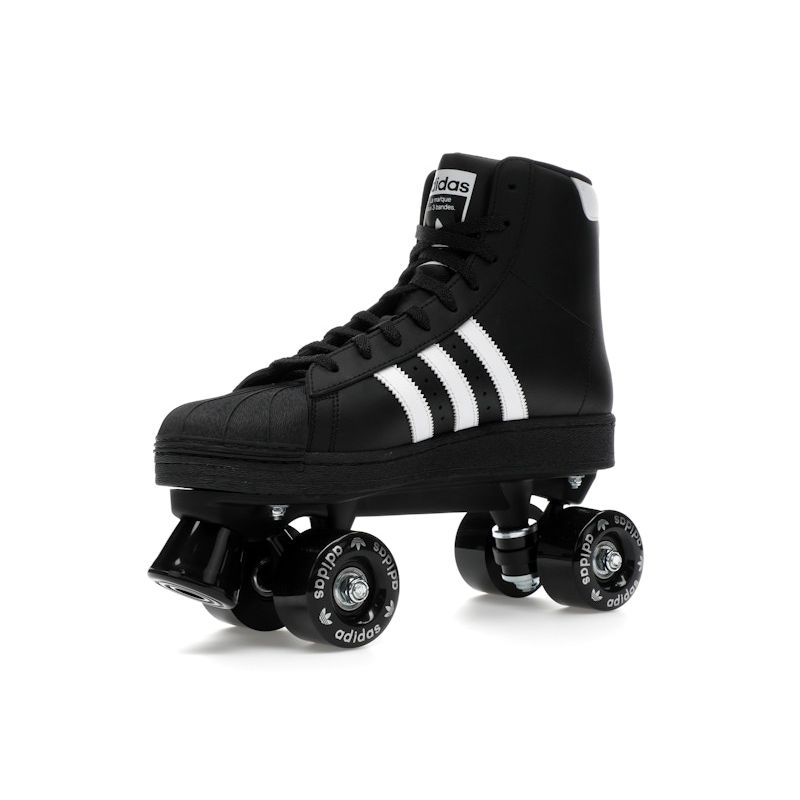 Adidas Superstar 82 Skate черные белые женские кроссовки Core-Black Cloud-White Silver-Metallic JI3535