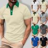 Men's Summer Leisure Culture Breathable Short Sleeved Shirt Top