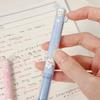 4 pcs Mini Ear Dual Color Ballpoint Pen ABS Two-color Gel Pen Funny Student Writing Pen  School Home