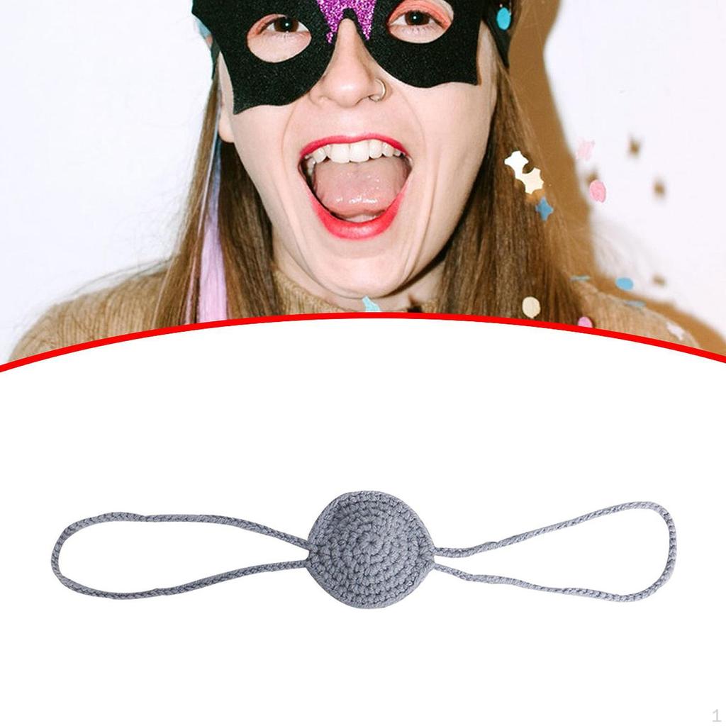 Nose Warmer Guard Crocheted for Men Women Funny Ornament Protector Cover Skiing Halloween