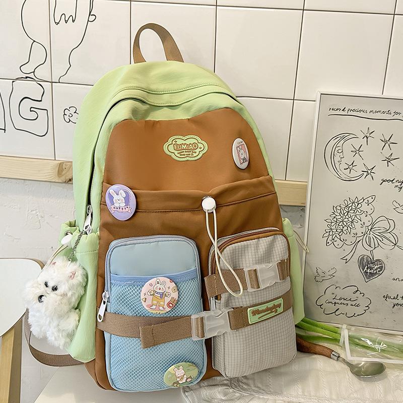 Новые школьные ранцы для девочек начальной школы с ярким внешним видом и для учеников средней школы с несколькими рюкзаками