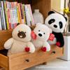 Cute Panda Plush Toy Original Design Soft Short Plush Stuffed Animal Birthday Gift 30cm