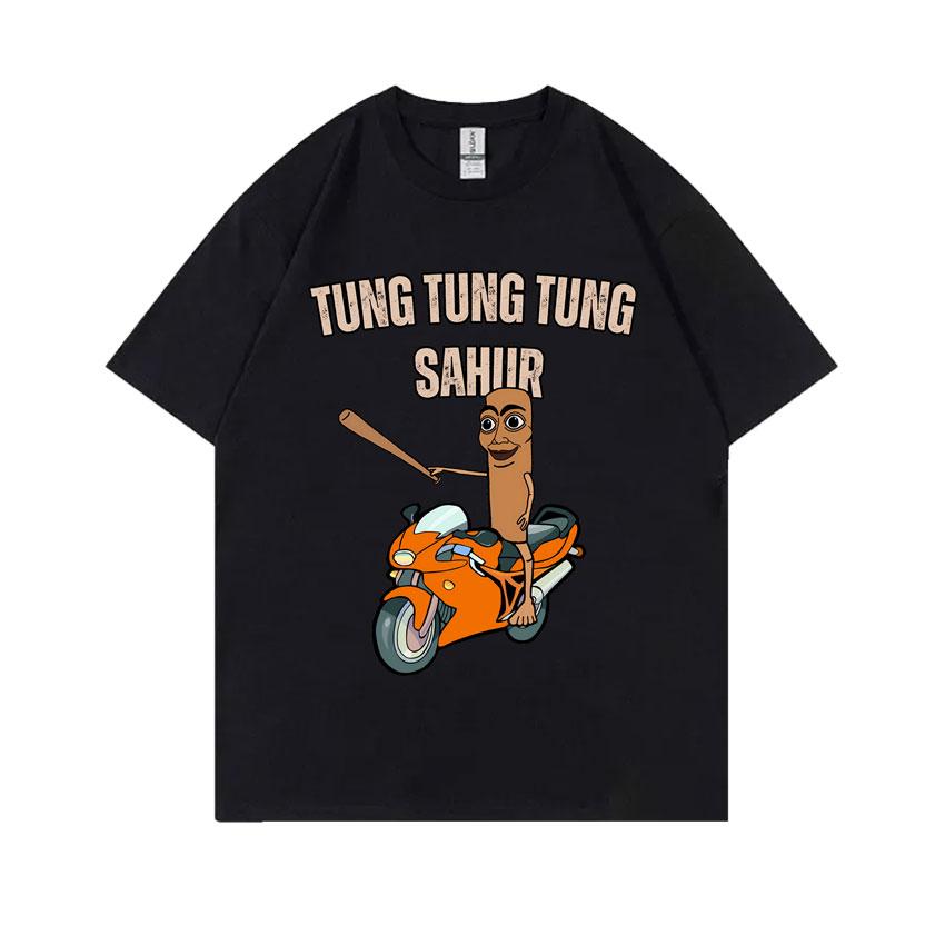 Italian Brainrot Funny Meme T-shirt Brr Brr Patapim Tralalero Tralala Bombardiro Crocodilo Tung Tung Tung Sahur Graphic T Shirts