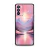 Розовый закат в горах Чехол для телефона для Oppo A17 A31 A54 A57 A78 A79 A98 Find X5 X6 Reno 6 7 8 10 11 12 13 F Pro 5G Мягкий чехол из ТПУ