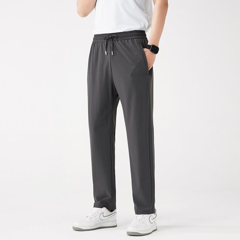 Mens Lightweight Breathable Stretch Pants 2026 Loose Fit Jogger Trousers Casual Wear