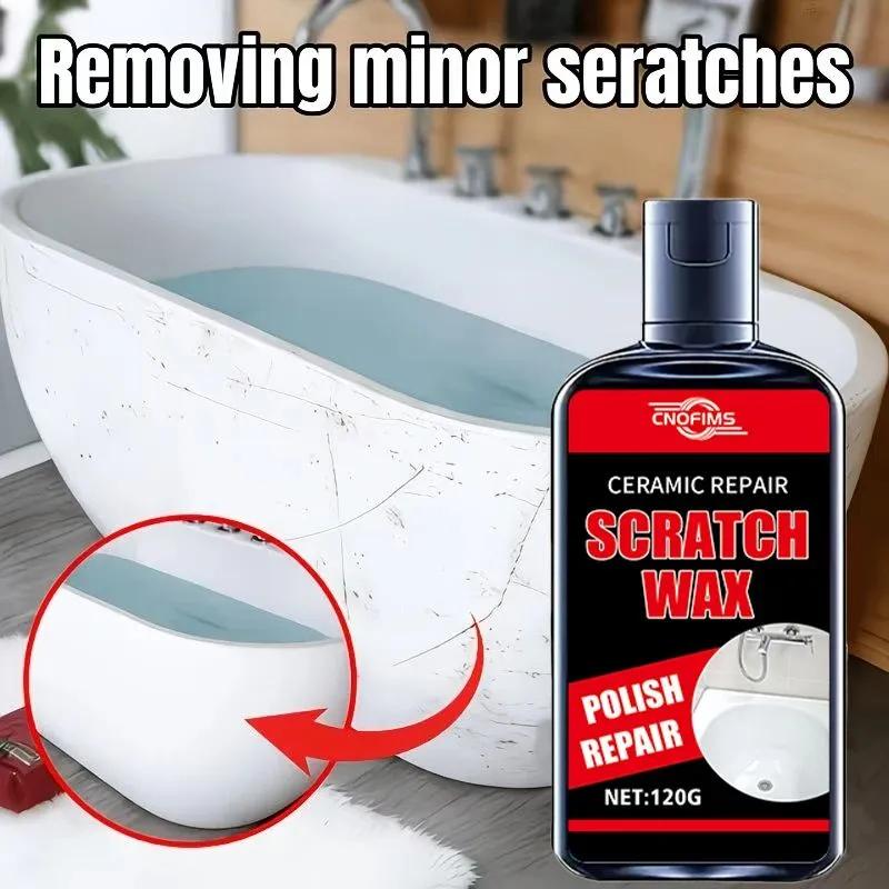 Restoring wax paste 120 g polishing and scratch removal for bath, plumbing, glass and metal surfaces, household appliances