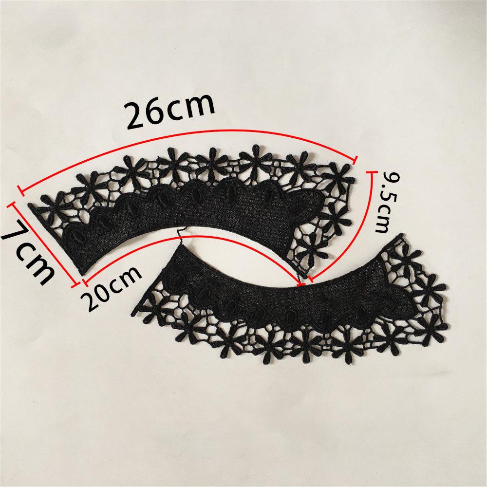 Clothing Accessories Milk Silk Hollow Lace Embroidery Diy Collar Sewing Lace Clothes Neckline Accessories Decoration