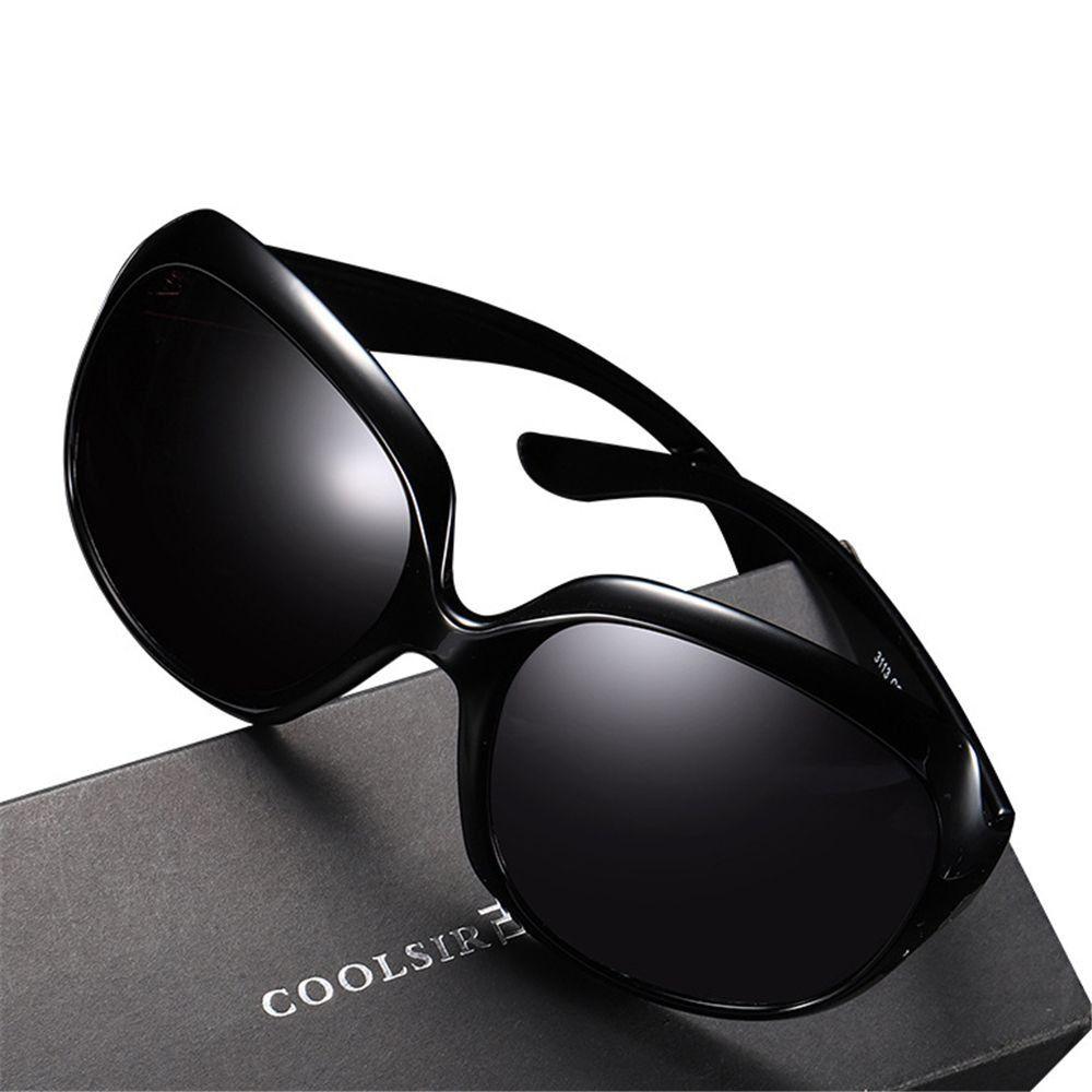 Солнцезащитные очки Shades с поляризацией для женщин Квадратные с защитой от УФ 400 Винтажные очки Эллиптическая оправа Большие солнцезащитные очки для женщин и мужчин