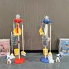 Children's Simulation Cleaning Tools Set - Cartoon Mini Housework Supplies Kit with Broom Mop Bucket, Kids Playhouse Toys