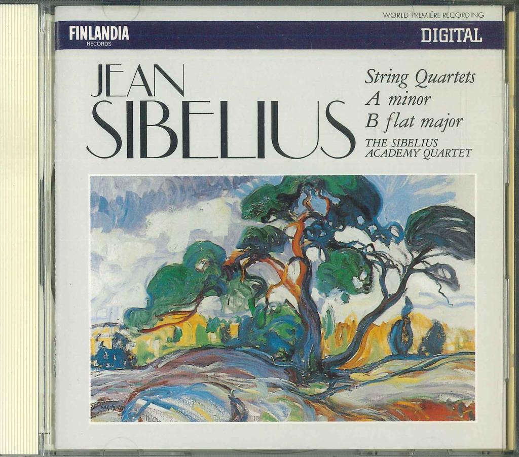 CD SIBELIUS ACADEMY STRING QUARTET - Sibelius Strings Quartets A Minor B D30L5033 PONY CANYON 1989 Japan Classical Used