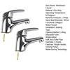 2Pcs Single Handle Vanity Faucet with Anti-Drip Core Chrome Basin Tap Contemporary Bathroom Sink Faucet