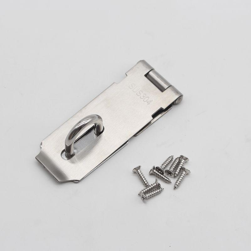 3 4 5 дюймов Дверной замок-защелка Навесной замок Утолщение из нержавеющей стали Скоба для деревянной двери шкафа сада с винтами
