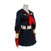 4pcs Sets Japanese Anime KILL La KILL Matoi Ryuko Cosplay Costume T-shirt Skirt Gloves Belt School Uniform Navy Sailor Suit