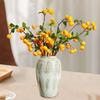 Artificial Orange Branch Set of 3 for Home Office Wedding Decoration Window Display with Lifelike Fruits and Flexible Wire Stems