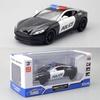 Aston Martin 132 Alloy Car Model Police Car With Sound Light For Collector