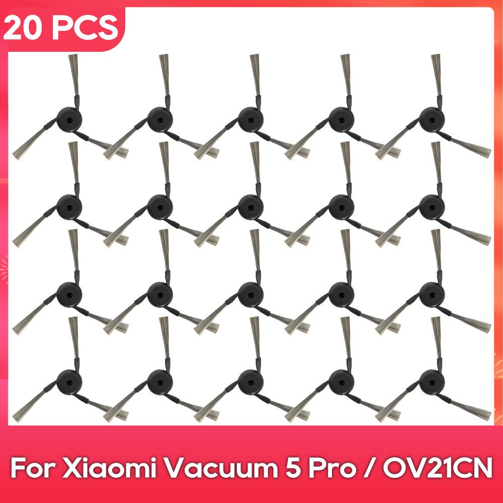 Compatible For ( Xiaomi Robot Vacuum 5 OV31GL / Xiaomi Robot Vacuum 5 Pro OV21GL ) Parts Main Side Brush Filter Mop Dust Bag