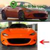 3 шт. Сплиттер-диффузор для губы переднего бампера автомобиля для Mazda MX-5 MX5 Miata ND 2016-2025 2-дверный обвес тюнинг глянцевый черный