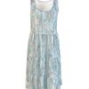Spring and Summer New Casual and Fashionable Floral Print Loose Round Neck Sleeveless Mid Length Dress