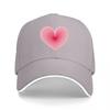 Pink Heart Design Black Baseball Cap Fashion Statement Accessory for Casual Wear and Everyday Style