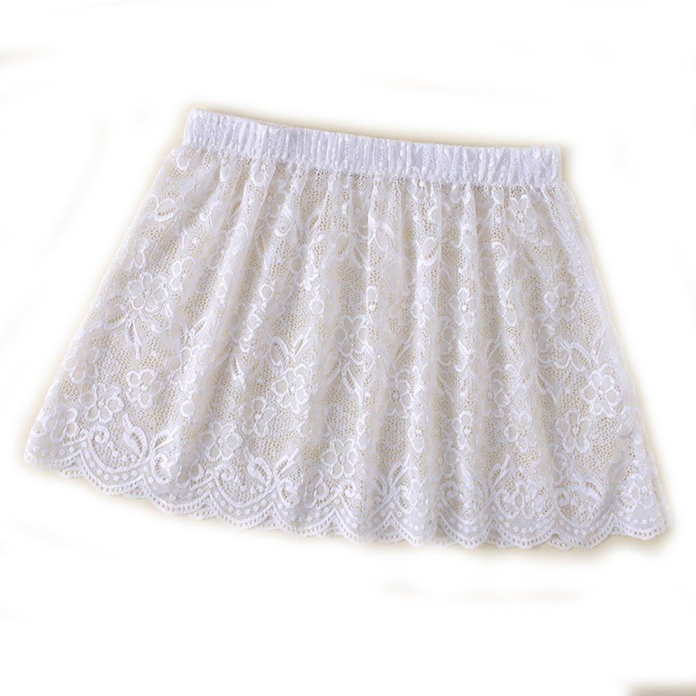 Women Slips Shirt Hem Lower Sweep Underskirt Lace Shirt Extender Layering Fake Top False Layers
