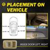 Pair LH & RH Interior Handle Door Brown for 01-04 Tacoma/96-02 4Runner Beige