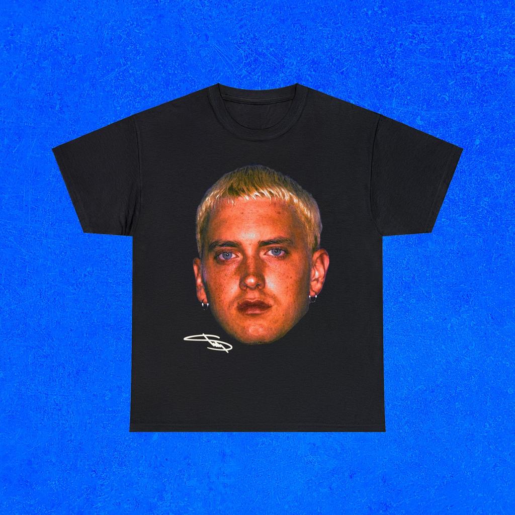 Eminem Face Print, Rapper T-Shirt, Face PrinT-Shirt,Slim Shady shirt, Marshall Mathers, Rap ConcerT-Shirt, Stocking Stuffer, Gifts for her