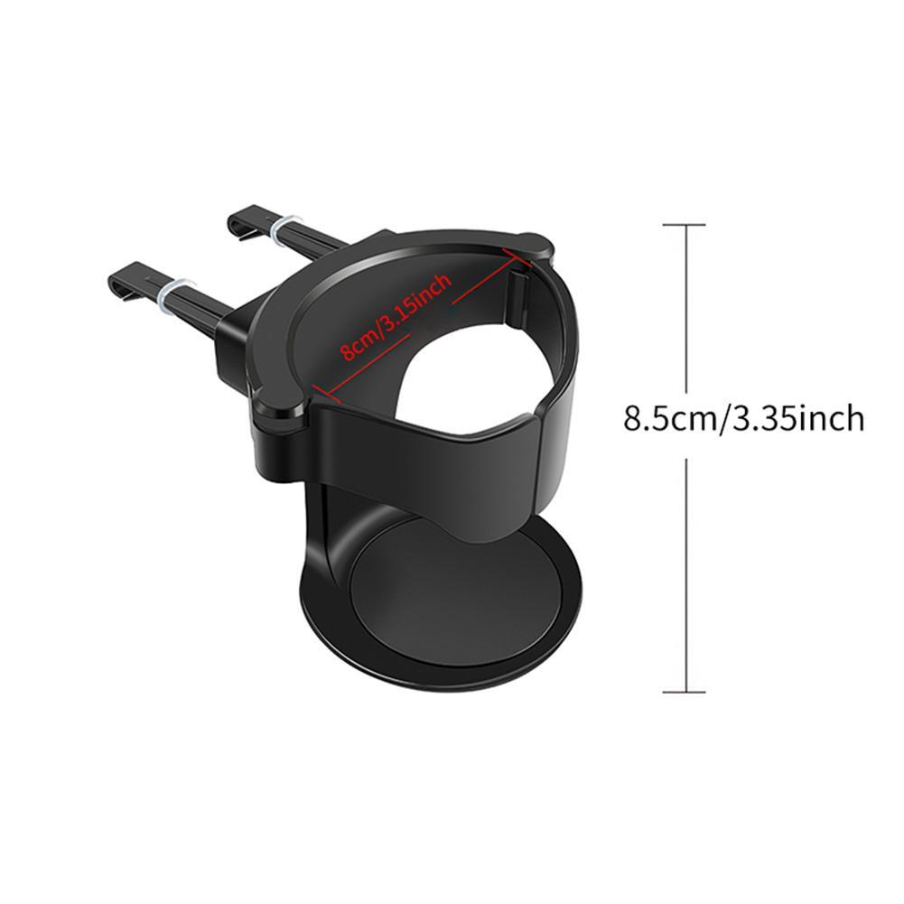 Многофункциональный автомобильный держатель для пепельницы и подстаканника, крепящийся к вентиляционному отверстию кондиционера, автомобильный держатель для напитков, пластиковый материал, крепится в автомобиль