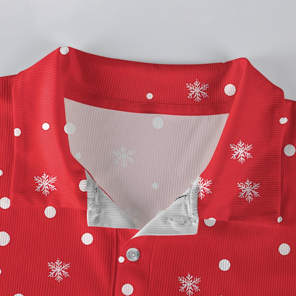 Men's Casual Style Solid Color Loose Shirt Long-sleeved Top