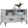 VidaXL TV Stand Concrete Grey 80x36x50 Cm Engineered Wood 828976