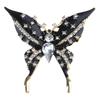 Vintage Black Butterfly Brooch Elegant Clothing Jewelry Fashion Accessories Suitable for Fashion Women and Girl Present