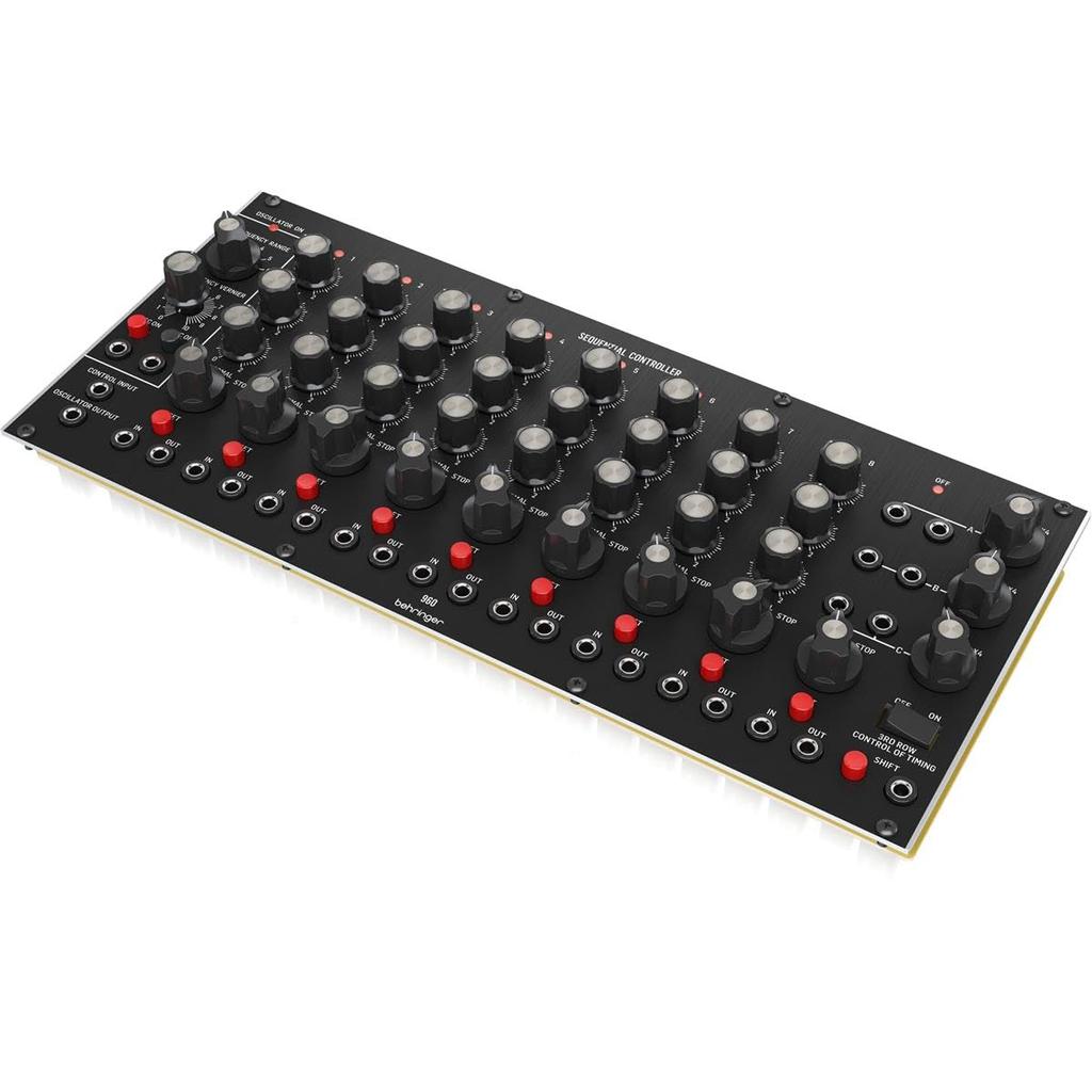 Behringer Analog Synthesizer Modular Eurorack Module Eurorack Compatible Analog Sequencer Module SYSTEM55 Series 960 SEQUENTIAL CONTROLLER BLACK