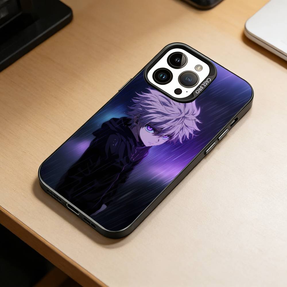 HH-Hunter x Hunter Чехол для телефона для iPhone 17,16,15,14,13,12,11 Plus,Pro Max,XS,Цветной Посеребренный Внутренний Чехол