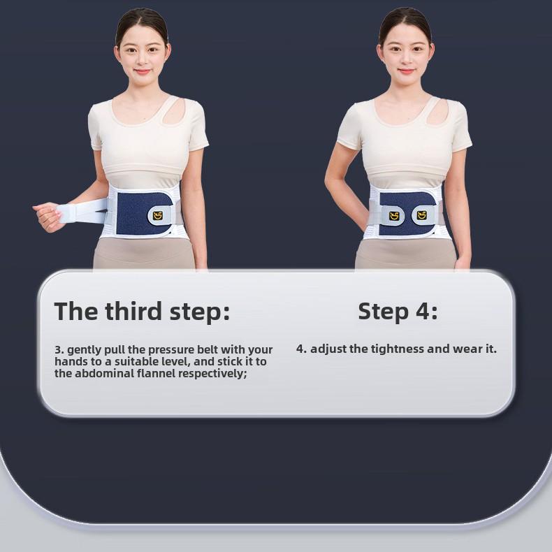 Эргономичный поясничный бандаж для спины с регулируемыми лямками для мужчин и женщин