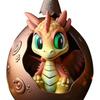 Christmas Dragon Pendant Novelty Dragon Ornaments Acrylic Dragon Egg Tree Pendant Realistic for Home and Car Decoration