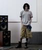 The Vinyl House Three-Quarter Dart Pants Beige