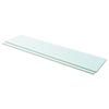 VidaXL Shelf Panels 2 Pcs Transparent Glass 110 X 25 Cm