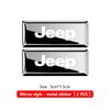 Car Body Sticker Aluminum Alloy Emblem Decoration Auto Stickers For Jeep Grand Cherokee Patriot Renegade Compass Wrangler AJQ1