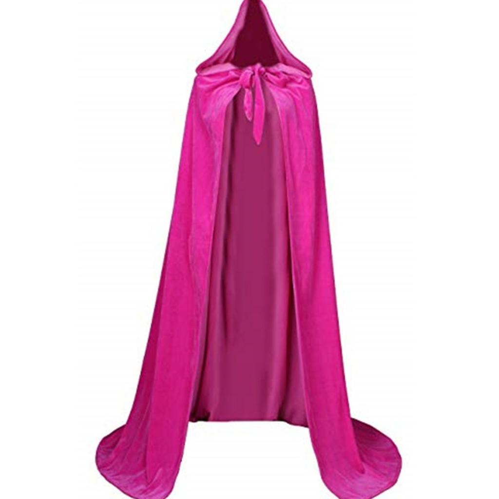 Women Halloween Solid Color Cape Long Cloak Cosplay Party Costume Casual Gothic Stage Dress Up Cape For Festival