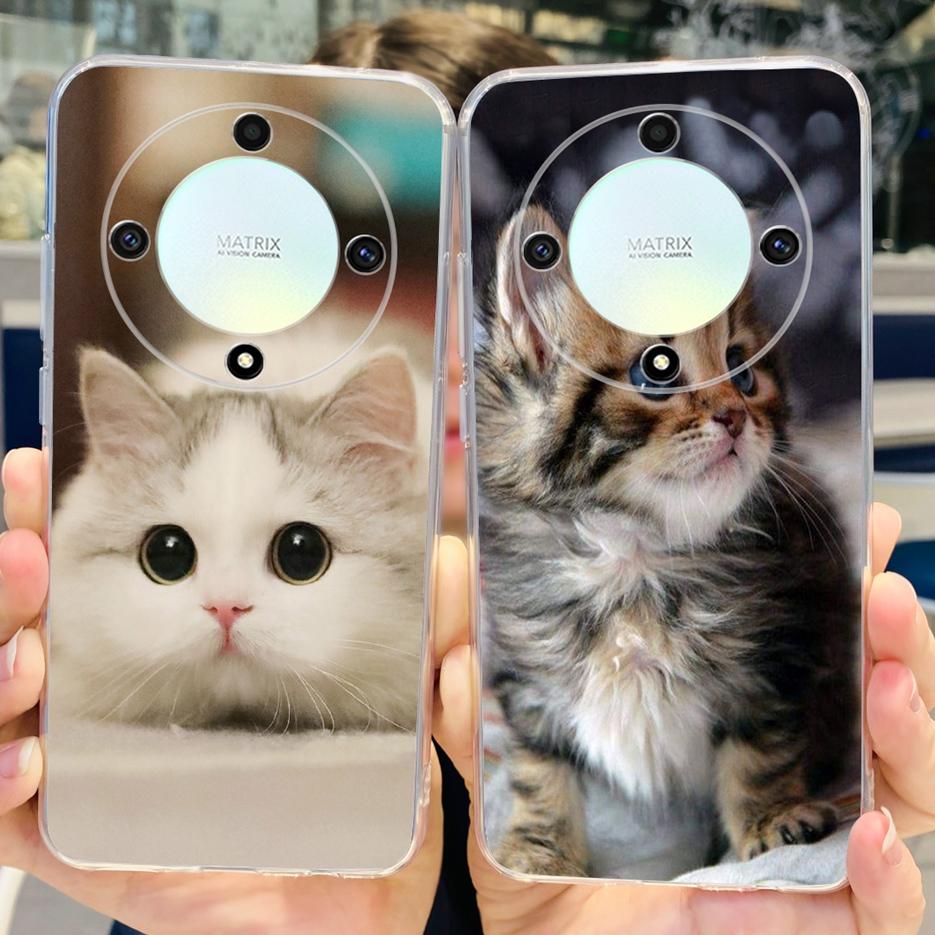 For Honor X9b 5G Case 2023 New Fashion Painted Cover Clear Silicone Soft TPU Phone Case For Honor X9b HonorX9b Back Cover Bumper