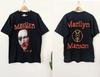 Винтажная футболка Marilyn Manson "Two Sides" 90-х годов Размер S-5XL Унисекс