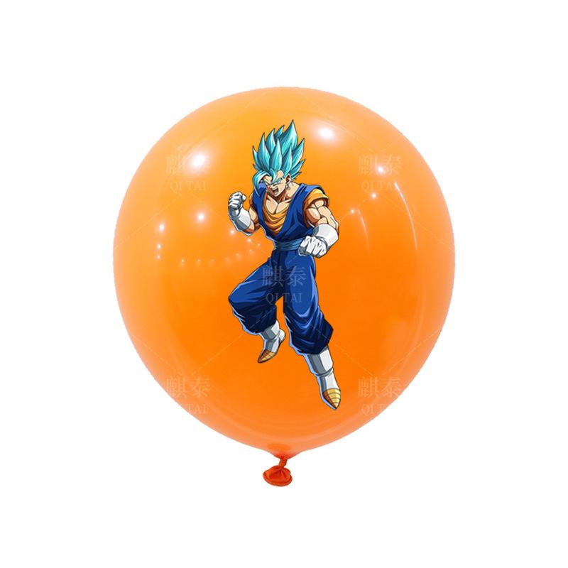 3/6/18pcs 12inch Dragon Ball Cartoon,latex Balloons Set,Halloween,Christmas,winter,birthday,baby Showers,party Decorations