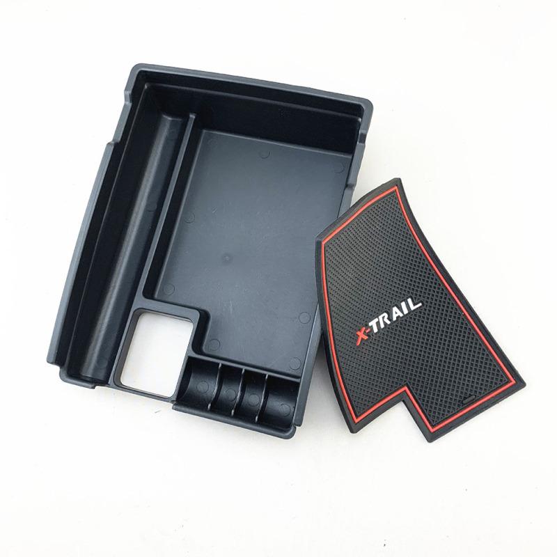 Для Nissan X-Trail ROGUE 14-17 автомобильный бардачок автомобильный лоток для центральной консоли подлокотник ящик для хранения органайзер