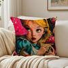 Fairy Tale AAlices Adventures in Wonderland Cushion Cover Pillowcase Antidustmite living Room Sofa Decor Cushion Room