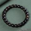 Men's Agarwood Bodhisattva Chess Bracelet: 108 Wooden Prayer Beads, Single Strand 2.0 Design with Small Holes.