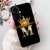 Чехол для Tecno Camon 19 Pro Ударопрочный Корона Буква Мягкий Силикон Funda для Tecno Camon19 Neo 19Pro Задняя Крышка Camon 19NeoFundas