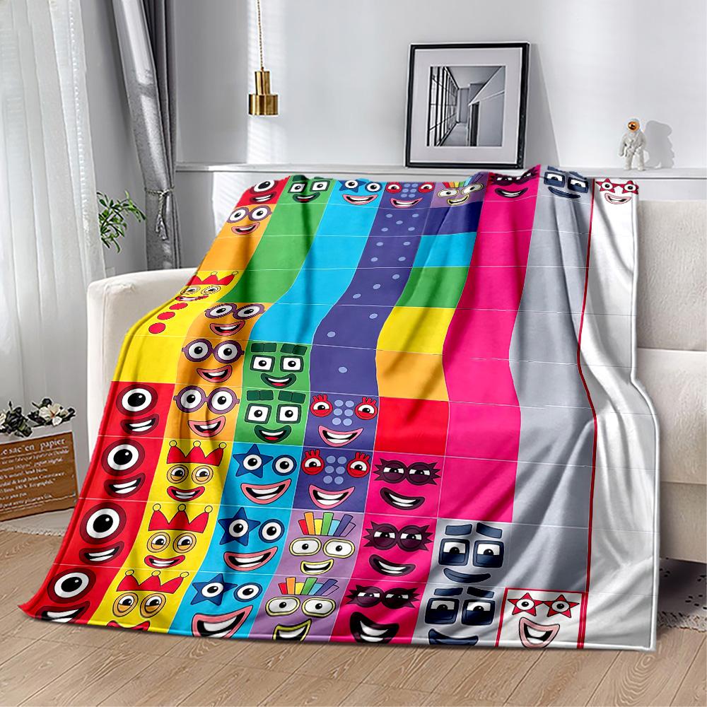 Numberblocks Blanket Ultrasoft Great For Sofa Bedding Couch Four Seasons Universal Modern Style Best Holiday Gift For Friends Family