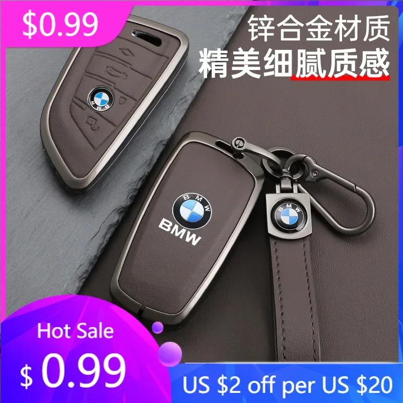 2025 Car Remote Key Case Cover Shell Fob For BMW X3 X5 X6 F30 F34 F10 F20 G20 G30 G01 G02 G05 F15 F16 1 3 5 7 Series Auto Ac