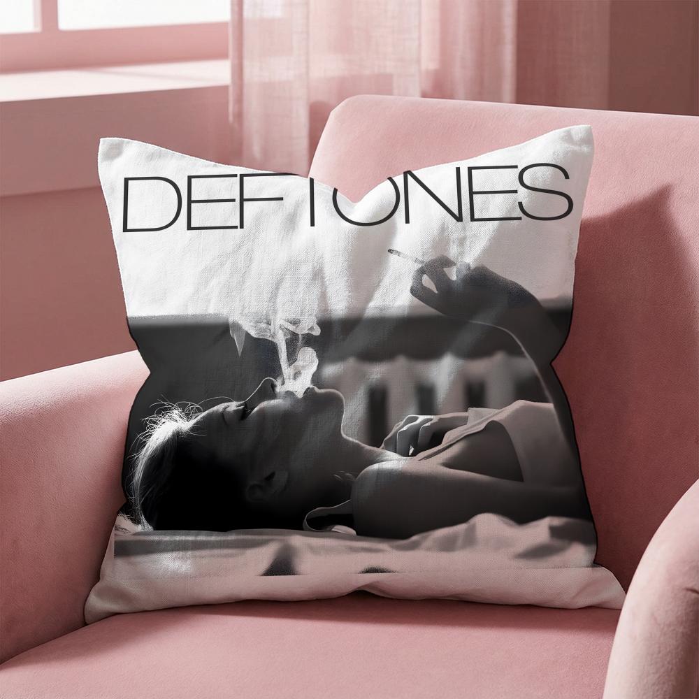 Наволочка Deftones для подушки, многоцелевая, для дома и автомобиля - Двусторонняя, мягкая и прочная для повседневного использования